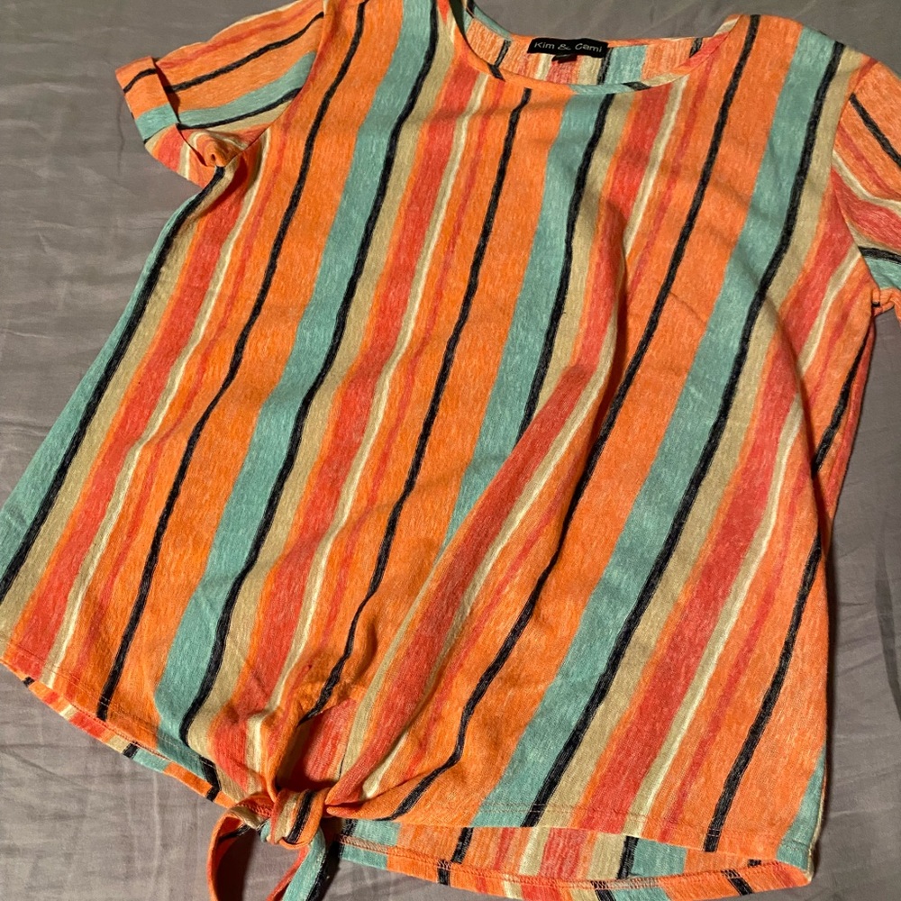 Multi color top